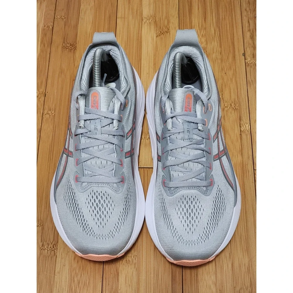 Asics Gel Kayano 31 Women 10 Piedmont Grey Papaya Running Shoes 1012B670
